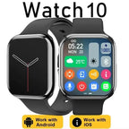Smartwatch GPS Série 10 para Apple Watch 10 com memória, música, vídeo, chamada Bluetooth, à prova de água e NFC (IW10) para Android e iOS.