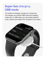 Novo Smartwatch DT Watch X Mini com Menu 3D, Vídeo, TWS, IA, Voz, Bússola, Teste de Saúde e Desporto, Música e Ecrã AMOLED de 1,85 polegadas para Mulher.