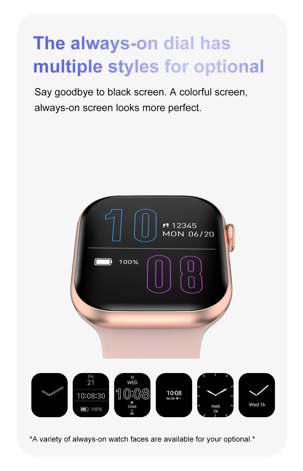 Novo Smartwatch DT Watch X Mini com Menu 3D, Vídeo, TWS, IA, Voz, Bússola, Teste de Saúde e Desporto, Música e Ecrã AMOLED de 1,85 polegadas para Mulher.