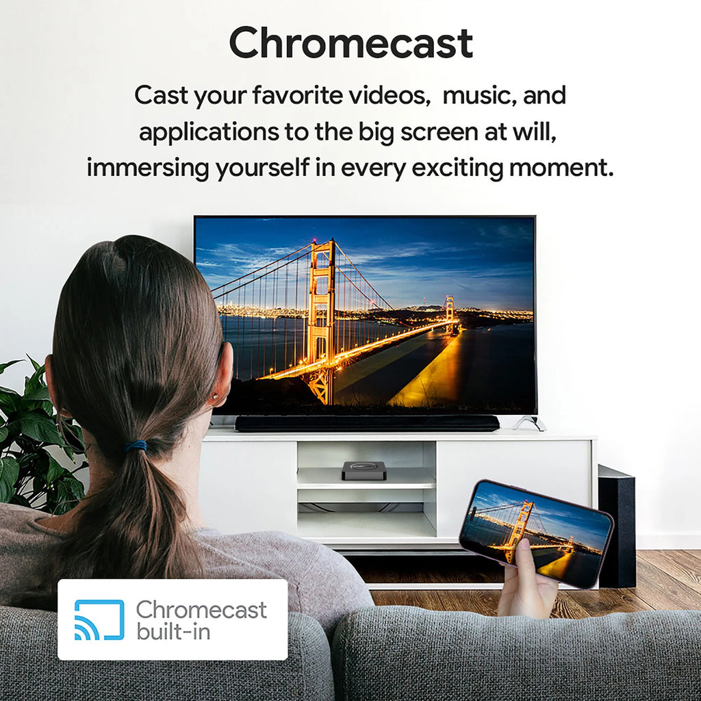 Global Version Mortal Smart Streaming Media TV Box Android13 AllwinnerH313 Bluetooth Google Assistant 2.4G e 5G Wifi 4KHD Q1