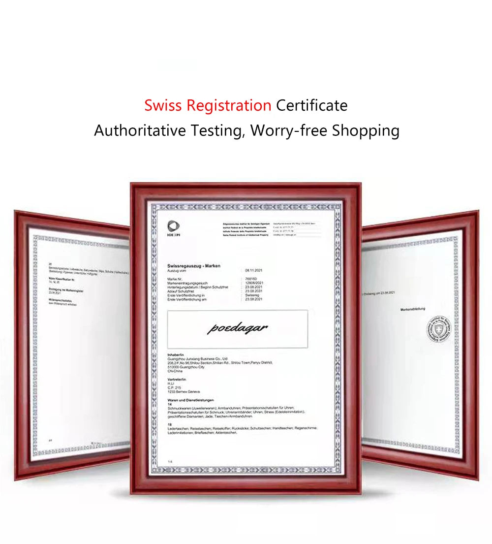 Relógio de homem de luxo original POEDAGAR, moderno, luminoso, à prova de água, com cronógrafo e data, em pele, quartzo.