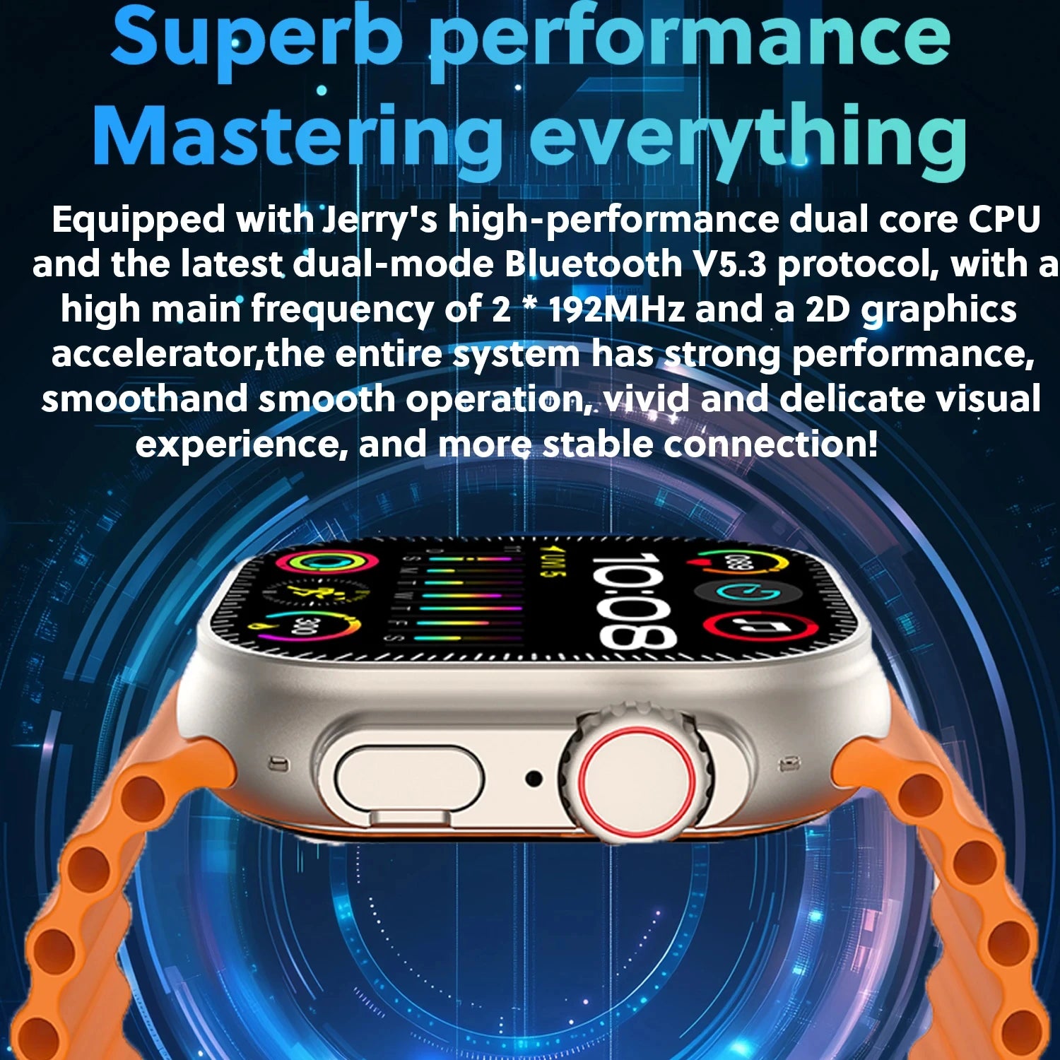 Novo Smartwatch T83 Pro 2026 4G Android 10.0 Ecrã AMOLED de 1,96 polegadas Câmara de 200 W Pixels Chamada de Vídeo GPS Rastreamento de mais de 100 Desportos Smartwatch Masculino