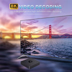 Smart TV Box Bluetooth 5.4 8K Q1 Android 14 Set Top Box Allwinner H313 Dual Wifi 5G 8GB128GB Google Voice Streaming Media Player