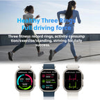 Novo Smartwatch T83 Pro 2026 4G Android 10.0 Ecrã AMOLED de 1,96 polegadas Câmara de 200 W Pixels Chamada de Vídeo GPS Rastreamento de mais de 100 Desportos Smartwatch Masculino