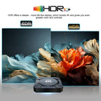 Android 14 TV Box Allwinner H313 2GB 16GB 4K Media Player com Comando Remoto por Voz ATV STB Dual-Band WiFi 2.4G 5G Smart Set Top Box