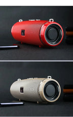 Coluna Bluetooth Portátil com Potência de Pico de 200W, Resistente à Água IPX7, para Utilização no Exterior, com Subwoofer Hi-Fi, Estéreo, Rádio FM e Entrada para Cartão TF.