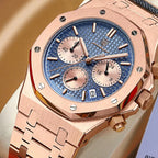 Relógio de pulso de luxo para homem, POEDAGAR, original, com data, luminoso, à prova de água, em aço inoxidável, estilo executivo e moderno, com mecanismo de quartzo.