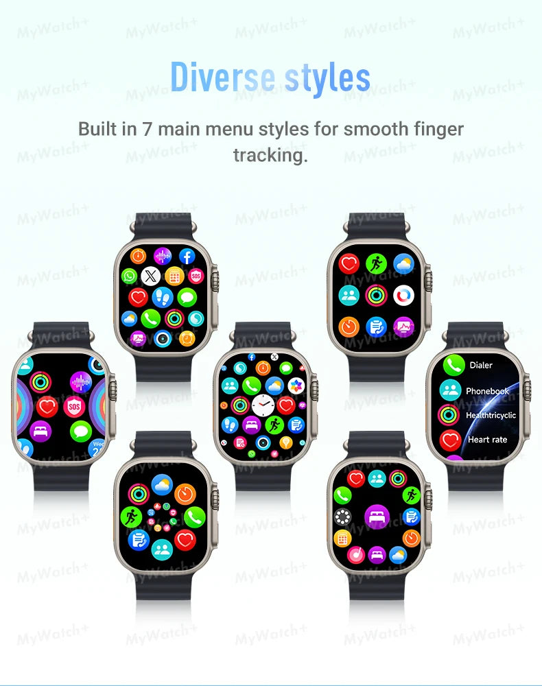 Novo Smartwatch T83 Pro 2026 4G Android 10.0 Ecrã AMOLED de 1,96 polegadas Câmara de 200 W Pixels Chamada de Vídeo GPS Rastreamento de mais de 100 Desportos Smartwatch Masculino