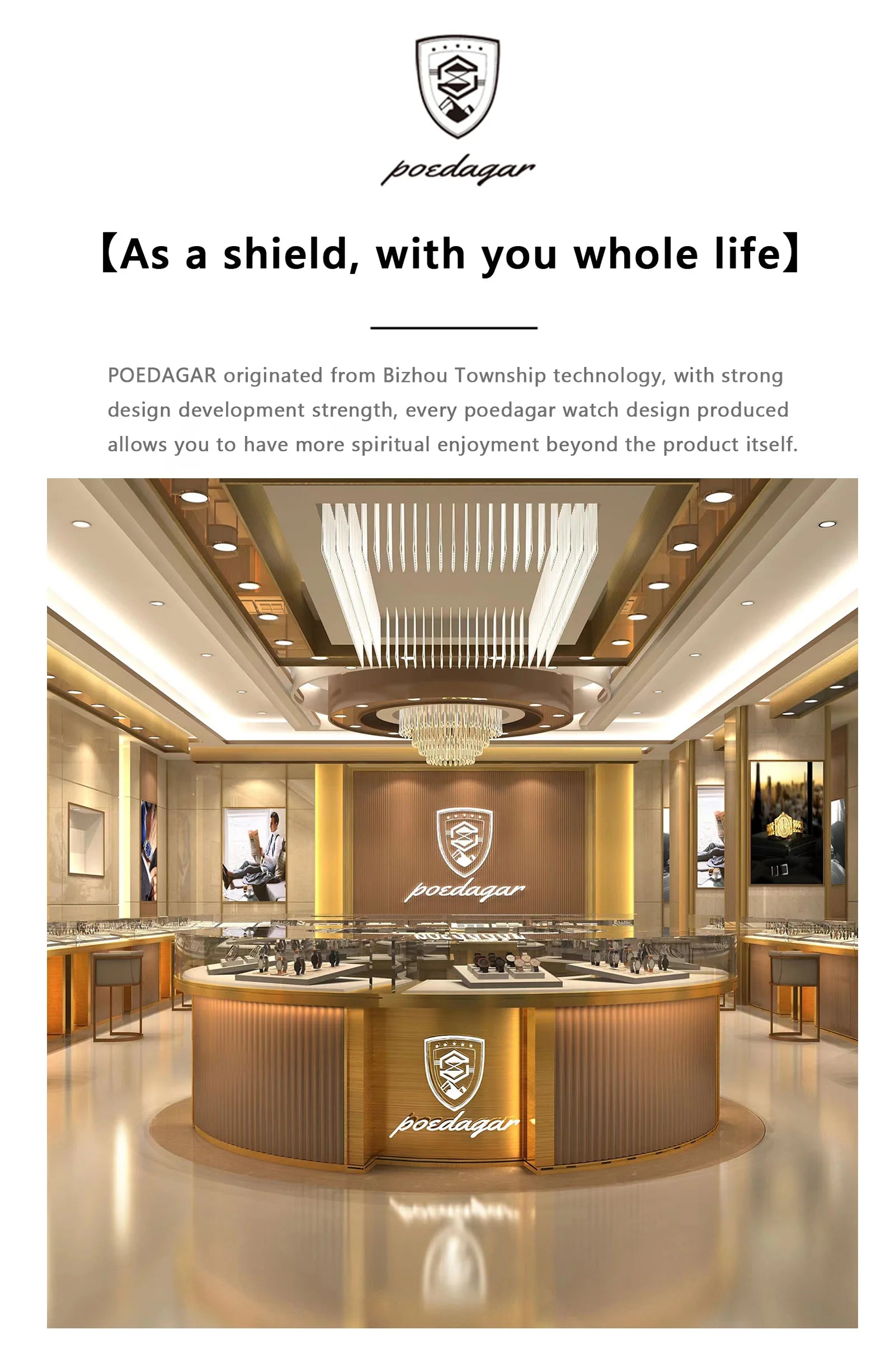 Relógio de pulso de luxo POEDAGAR para homem, à prova de água, com luminescência, data e indicador de semana, em pele, com mecanismo de quartzo. Um relógio de pulso masculino requintado.