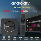 Global Version Mortal Smart Streaming Media TV Box Android13 AllwinnerH313 Bluetooth Google Assistant 2.4G e 5G Wifi 4KHD Q1