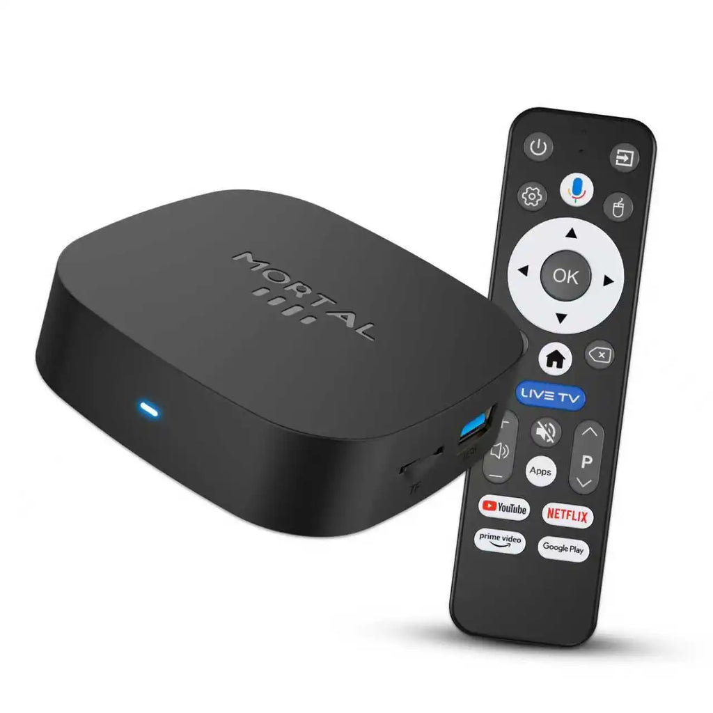 Novo T1+ 8K HD TV Box 2025 com Android 16.0, processador RK3518 Quad Core, 8GB de RAM, 128GB de ROM, Wi-Fi duplo 2.4G/5.8G e leitor de multimédia para cinema em casa.
