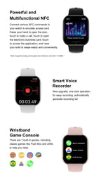 Smartwatch GPS Série 10 para Apple Watch 10 com memória, música, vídeo, chamada Bluetooth, à prova de água e NFC (IW10) para Android e iOS.