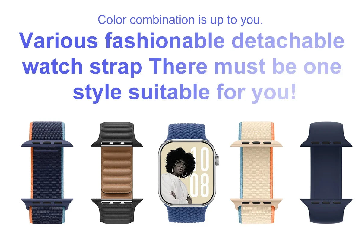 Novo Smartwatch DT Watch X Mini com Menu 3D, Vídeo, TWS, IA, Voz, Bússola, Teste de Saúde e Desporto, Música e Ecrã AMOLED de 1,85 polegadas para Mulher.