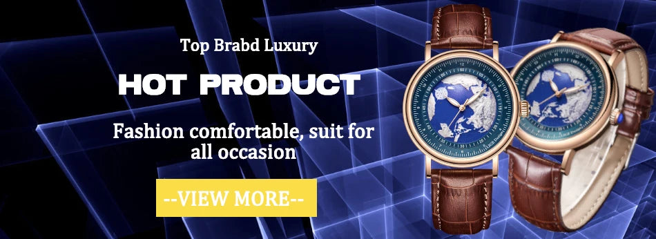 Relógio de pulso para homem LIGE Fashion Casual Quartz, em pele, luxuoso, estilo militar, desportivo, à prova de água, com um design inspirado na Terra e no Oceano.