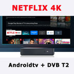 MECOOL KT2 TV Box Android 2025 DVB-T2 Smart TV ip tv tvbox Amlogic S905Y4 Netflix 4KChromecast android 12 14 Global Console