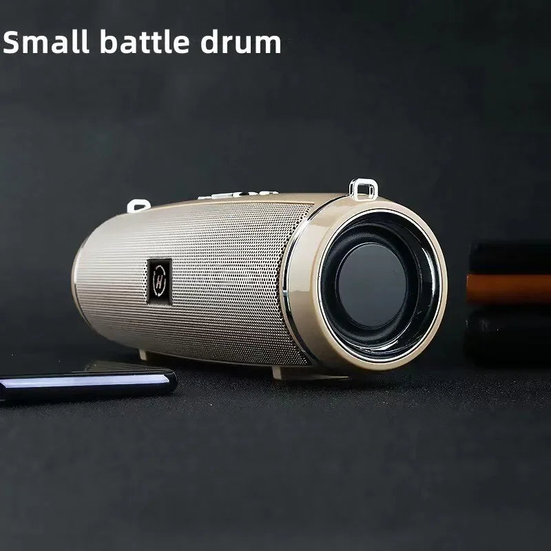 Coluna Bluetooth Portátil com Potência de Pico de 200W, Resistente à Água IPX7, para Utilização no Exterior, com Subwoofer Hi-Fi, Estéreo, Rádio FM e Entrada para Cartão TF.