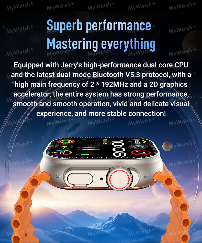 Novo Smartwatch T83 Pro 2026 4G Android 10.0 Ecrã AMOLED de 1,96 polegadas Câmara de 200 W Pixels Chamada de Vídeo GPS Rastreamento de mais de 100 Desportos Smartwatch Masculino