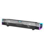 Coluna de Som 4D para Computador Bluetooth 5.0 com Fio, Som Surround, Barra de Som Estéreo com Subwoofer para Portátil, Notebook e PC