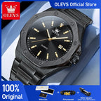 Relógio OLEVS 3613 Masculino Multifunções Cronógrafo de Pulso Original à Prova de Água Luminoso Quartzo Automático