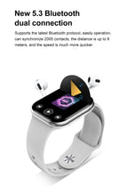 Smartwatch GPS Série 10 para Apple Watch 10 com memória, música, vídeo, chamada Bluetooth, à prova de água e NFC (IW10) para Android e iOS.