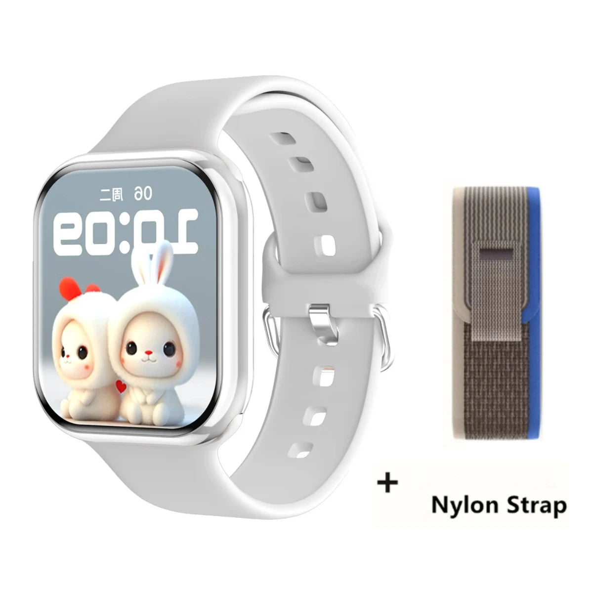 Smartwatch GPS Série 10 para Apple Watch 10 com memória, música, vídeo, chamada Bluetooth, à prova de água e NFC (IW10) para Android e iOS.