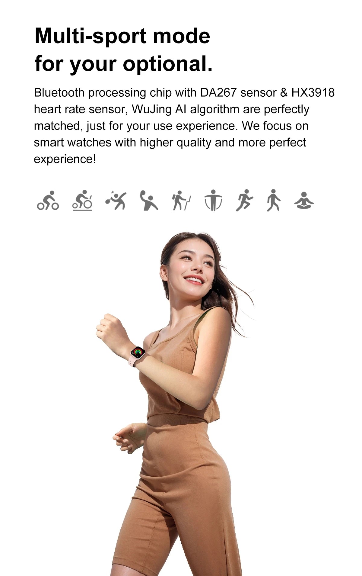 Smartwatch GPS Série 10 para Apple Watch 10 com memória, música, vídeo, chamada Bluetooth, à prova de água e NFC (IW10) para Android e iOS.