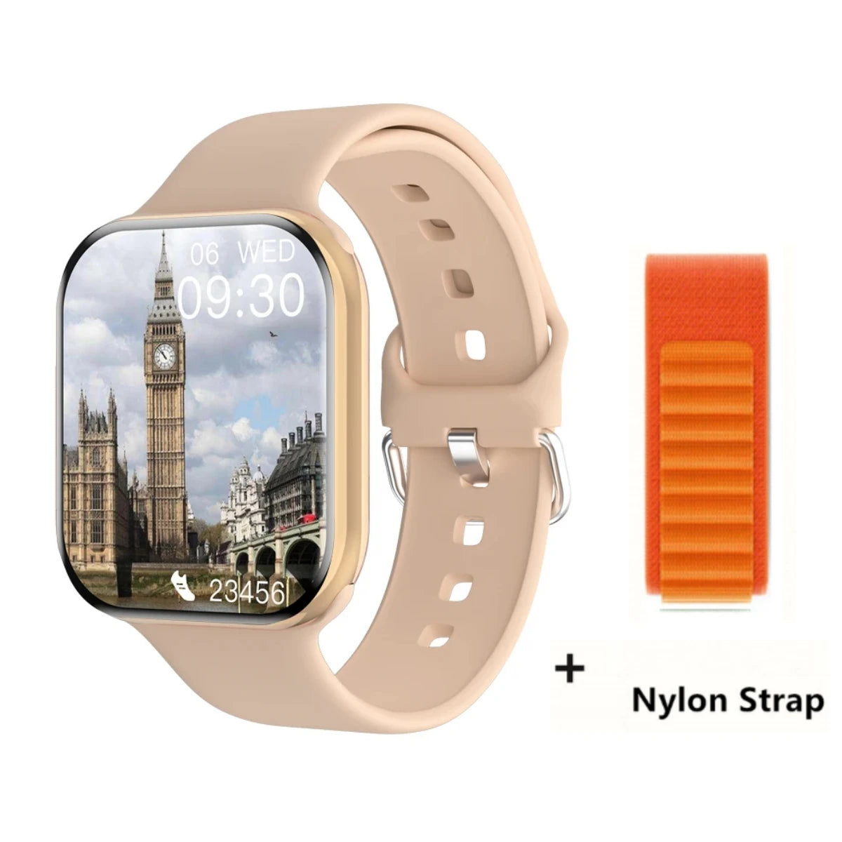 Smartwatch GPS Série 10 para Apple Watch 10 com memória, música, vídeo, chamada Bluetooth, à prova de água e NFC (IW10) para Android e iOS.