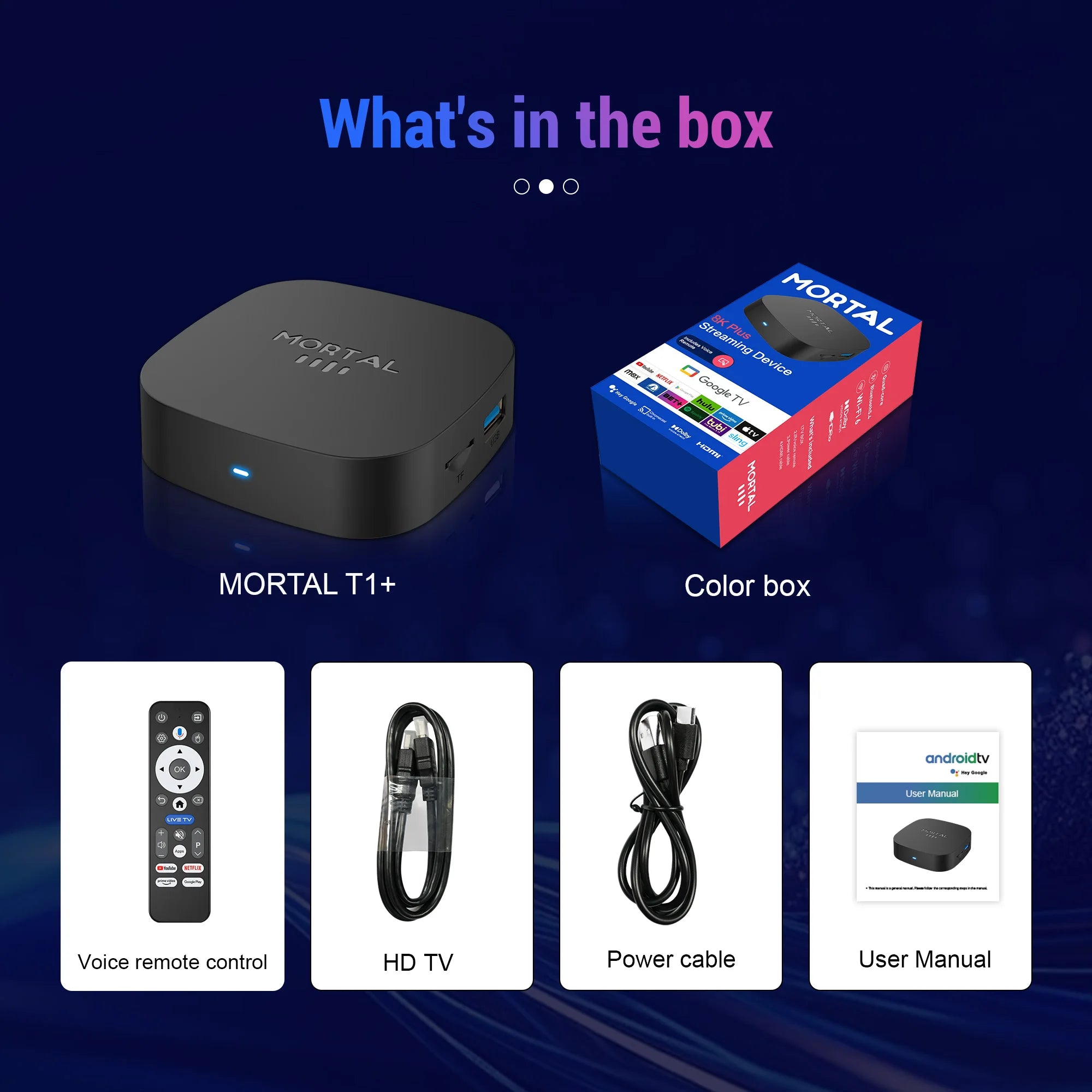 Novo T1+ 8K HD TV Box 2025 com Android 16.0, processador RK3518 Quad Core, 8GB de RAM, 128GB de ROM, Wi-Fi duplo 2.4G/5.8G e leitor de multimédia para cinema em casa.