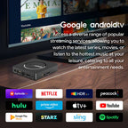 Global Version Mortal Smart Streaming Media TV Box Android13 AllwinnerH313 Bluetooth Google Assistant 2.4G e 5G Wifi 4KHD Q1