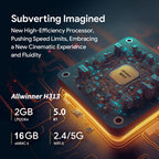 Global Version Mortal Smart Streaming Media TV Box Android13 AllwinnerH313 Bluetooth Google Assistant 2.4G e 5G Wifi 4KHD Q1