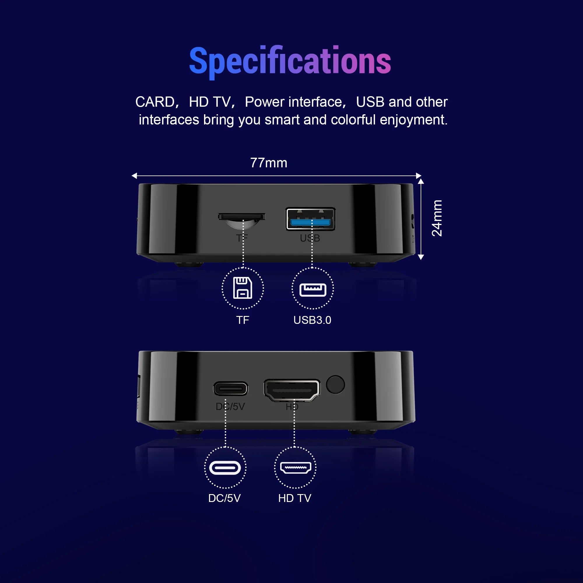 Novo T1+ 8K HD TV Box 2025 com Android 16.0, processador RK3518 Quad Core, 8GB de RAM, 128GB de ROM, Wi-Fi duplo 2.4G/5.8G e leitor de multimédia para cinema em casa.