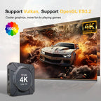 Android 14 TV Box Allwinner H313 2GB 16GB 4K Media Player com Comando Remoto por Voz ATV STB Dual-Band WiFi 2.4G 5G Smart Set Top Box