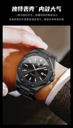 Relógio OLEVS 3613 Masculino Multifunções Cronógrafo de Pulso Original à Prova de Água Luminoso Quartzo Automático