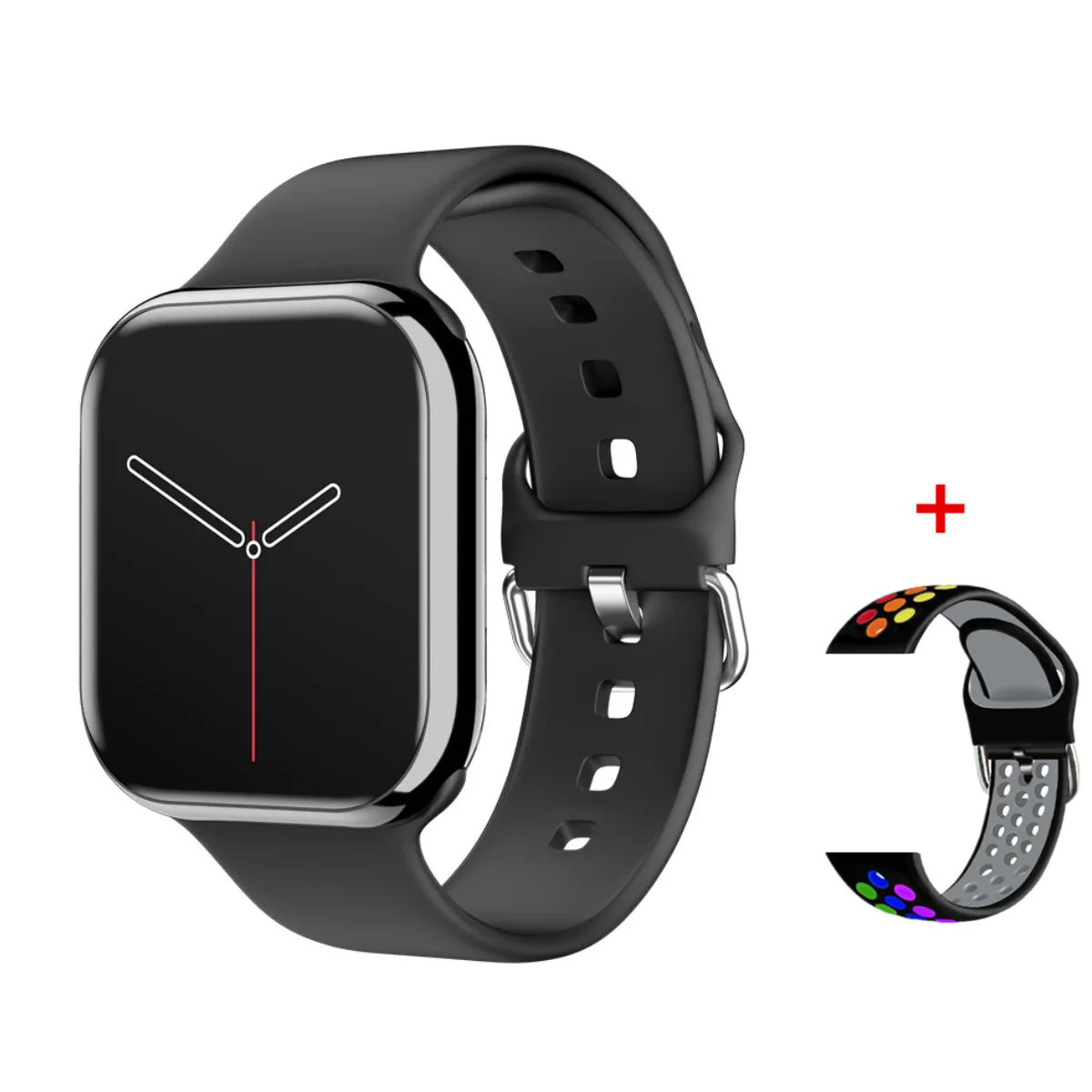 Smartwatch GPS Série 10 para Apple Watch 10 com memória, música, vídeo, chamada Bluetooth, à prova de água e NFC (IW10) para Android e iOS.
